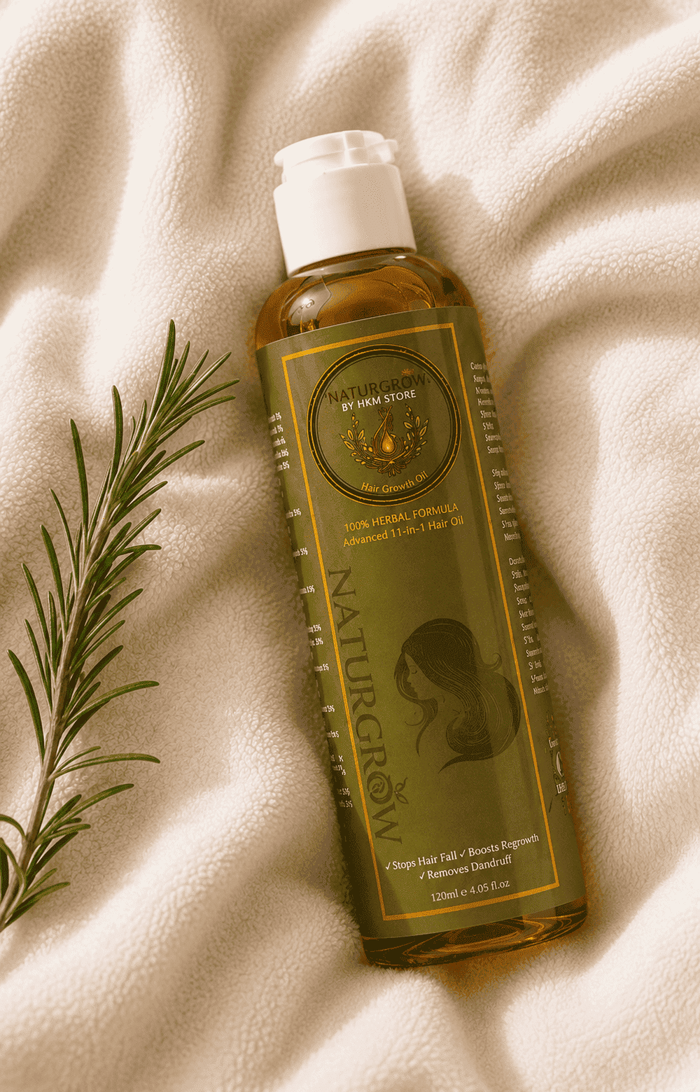 Naturgrow Hair Growth Oil - 11 Powerful Ingredients (150ml)